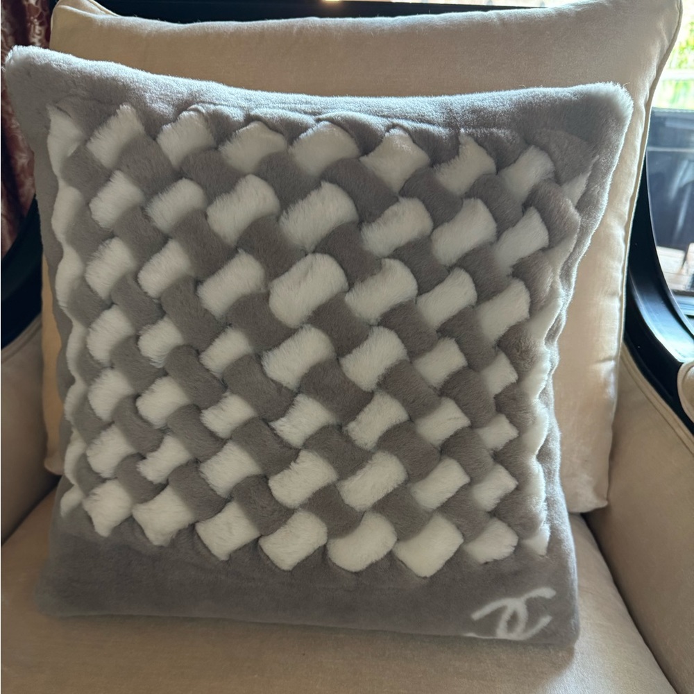 AUTHENTIC CHANEL Accent Throw Pillow